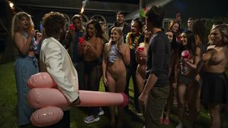 Aimee Teegarden sexy, Lily Drew Detwiler nude, Charlotte McKinney sexy, Liz Katz nude – Guest House (2020)