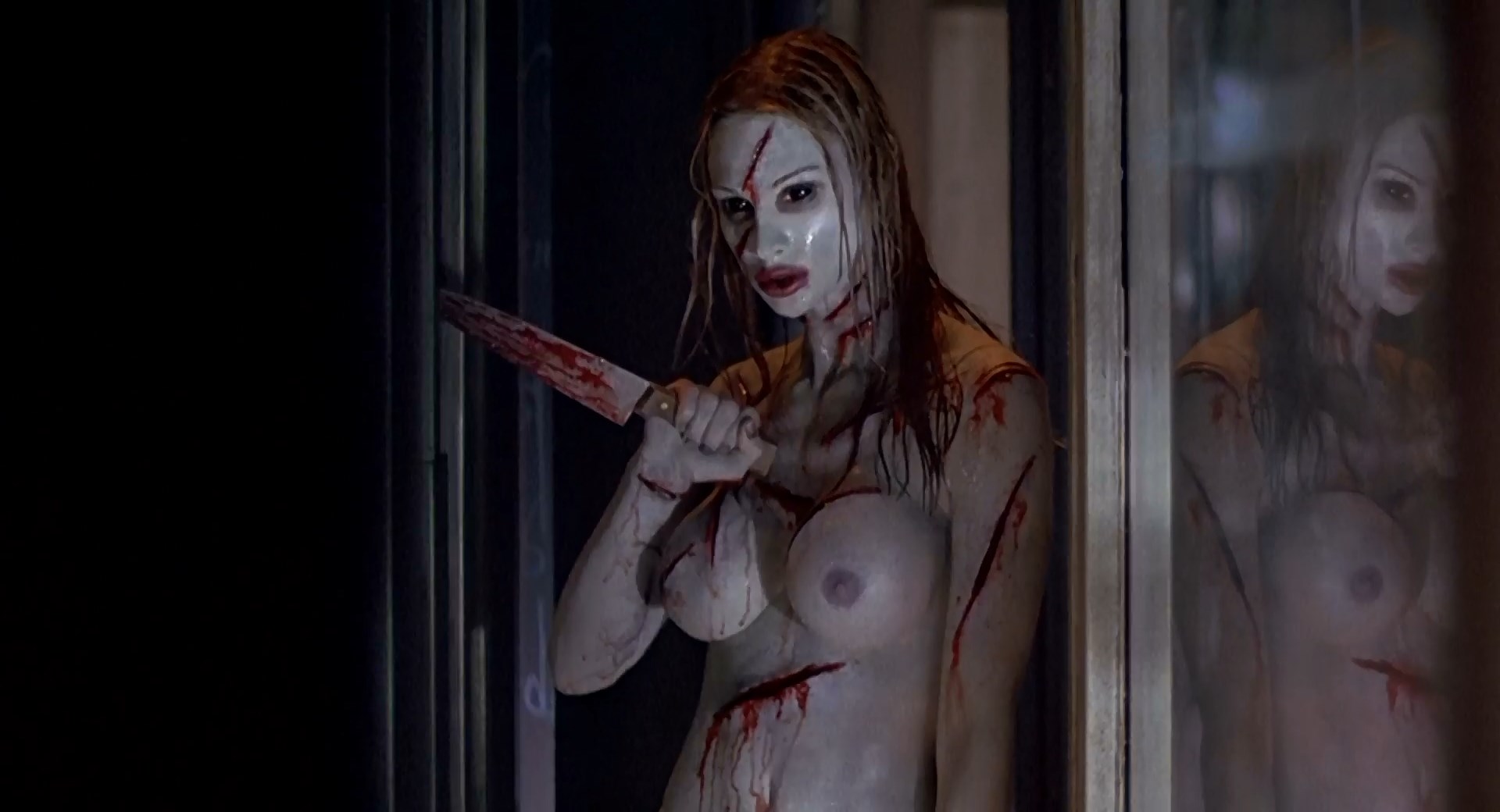 Shawna Loyer appears nude in the <b>film</b> “Thir13en Ghosts”, released in 2001. 