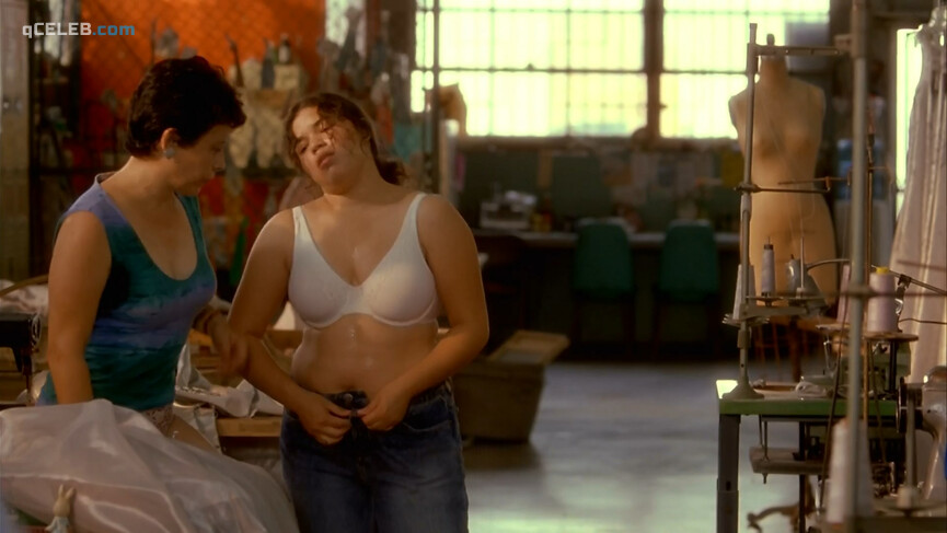 7. America Ferrera sexy – Real Women Have Curves (2002)