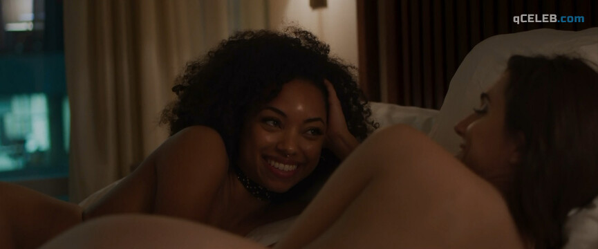 7. Logan Browning nude, Allison Williams nude – The Perfection (2018)