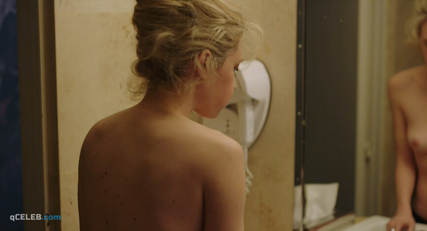 5. Evelyne Brochu nude – Past Imperfect (2016)