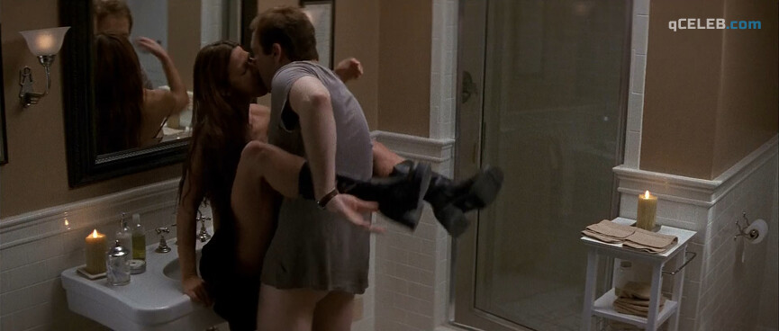 1. Rhona Mitra sexy, Laura Linney nude – The Life of David Gale (2003)