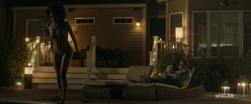 1. Nathalie Emmanuel nude, Britt Lower sexy – Holly Slept Over (2020)