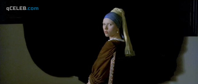 2. Scarlett Johansson sexy – Girl with a Pearl Earring (2003)