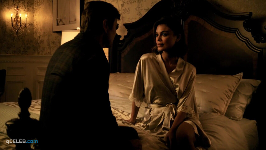 1. Nathalie Kelley sexy – Dynasty s01e07 (2017)