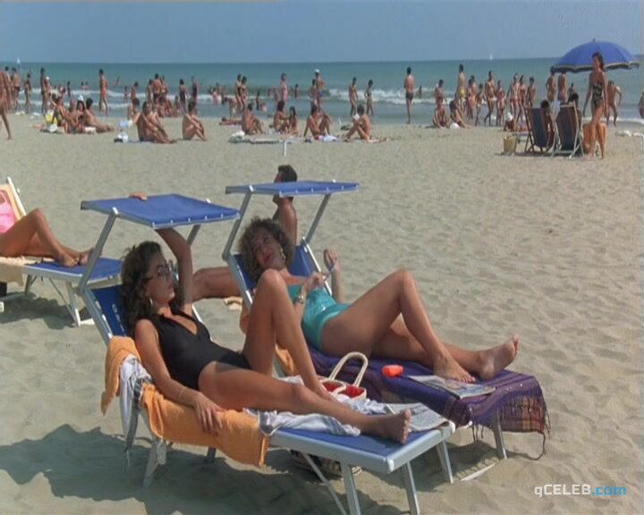 1. Eleonora Brigliadori nude – Rimini Rimini (1987)