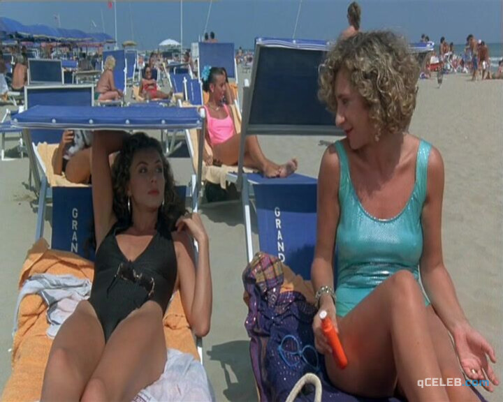 2. Eleonora Brigliadori nude – Rimini Rimini (1987)