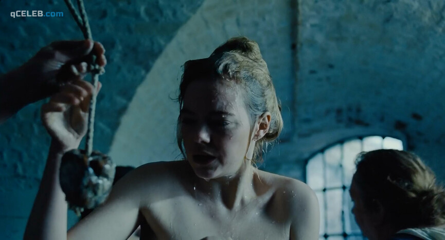 3. Emma Stone nude – The Favourite (2018)