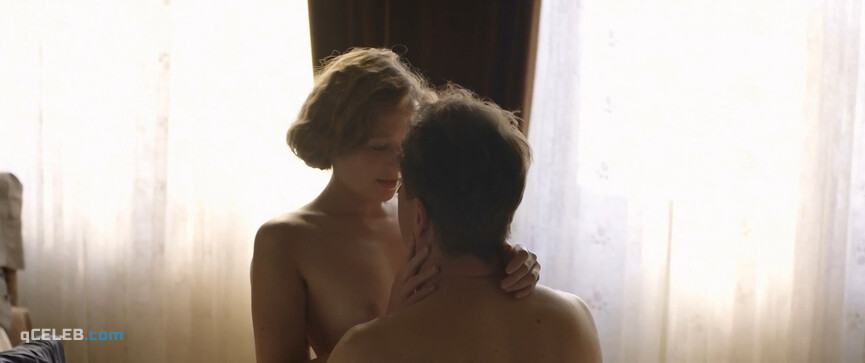 2. Alba August nude – Becoming Astrid (2018)
