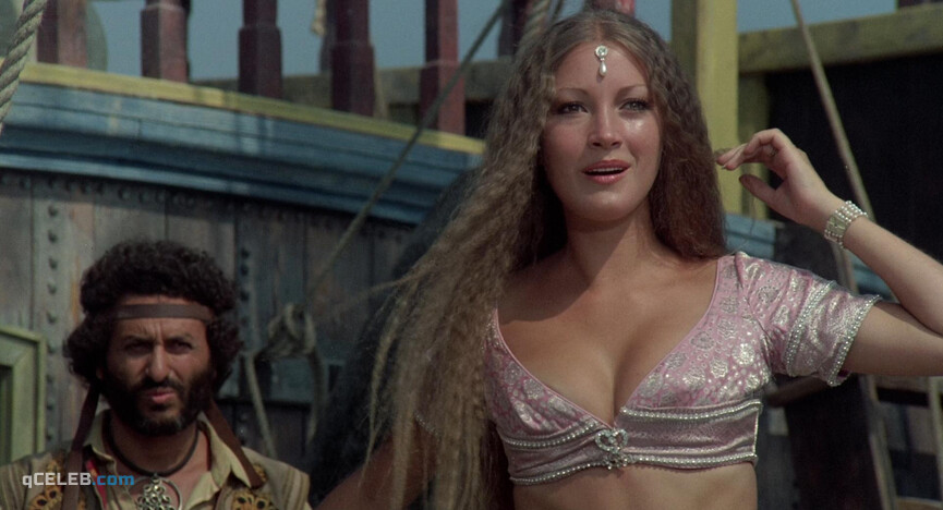 3. Jane Seymour nude, Taryn Power nude – Sinbad and the Eye of the Tiger (1977)