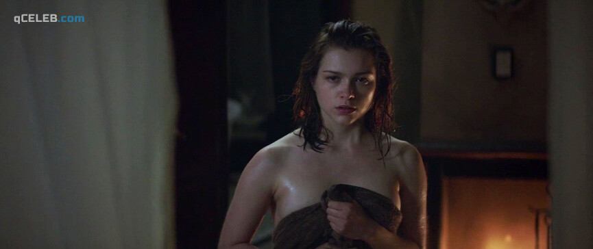 5. Sophie Cookson nude – The Crucifixion (2017)