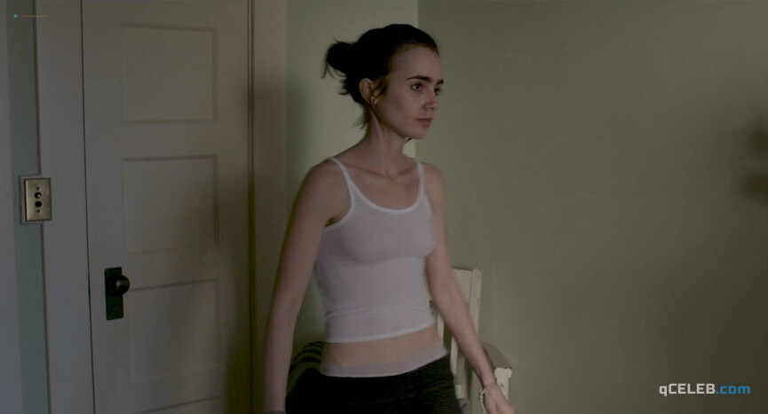 3. Lily Collins nude – To the Bone (2017)
