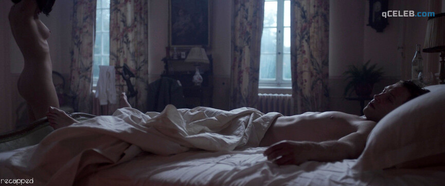 5. Lily James nude – The Exception (2016)