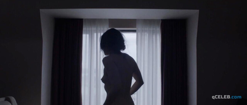 1. Emily Hampshire nude – Holder's Comma (2014)