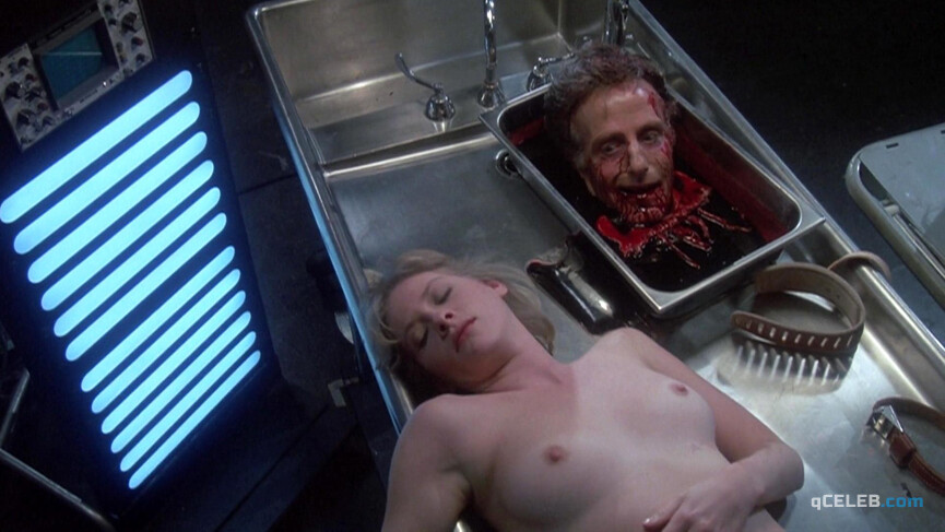 2. Barbara Crampton nude – Re-Animator (1985)