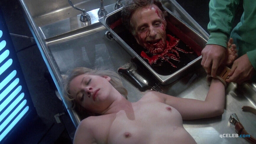 3. Barbara Crampton nude – Re-Animator (1985)