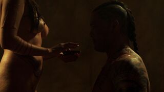 Lili Simmons sexy, Drea Garcia nude, Trinity Wright nude – Banshee s03e02 (2015)