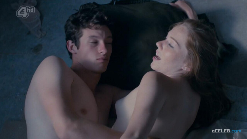 3. Charlotte Spencer nude – Glue s01e05-07 (2014)