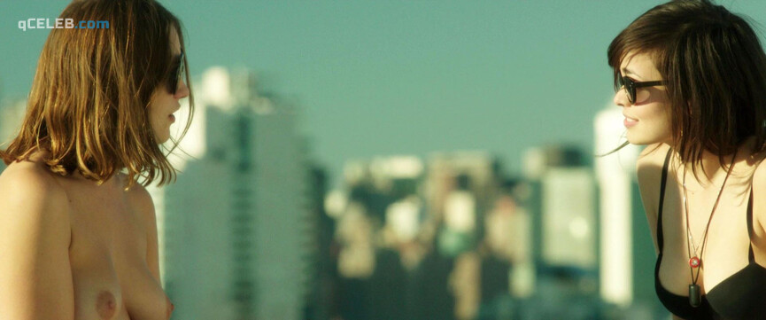 3. Lina Esco nude, Lola Kirke nude – Free the Nipple (2014)