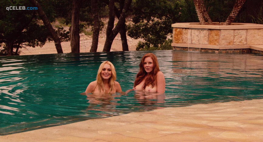 3. Lindsay Lohan nude, Alicia Rachel Marek nude – Machete (2010)