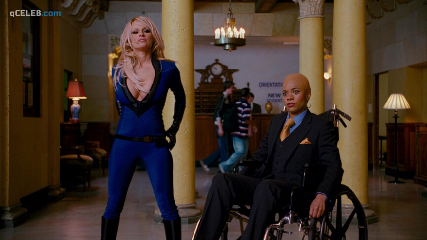 3. Pamela Anderson sexy, Sara Paxton sexy – Superhero Movie (2008)