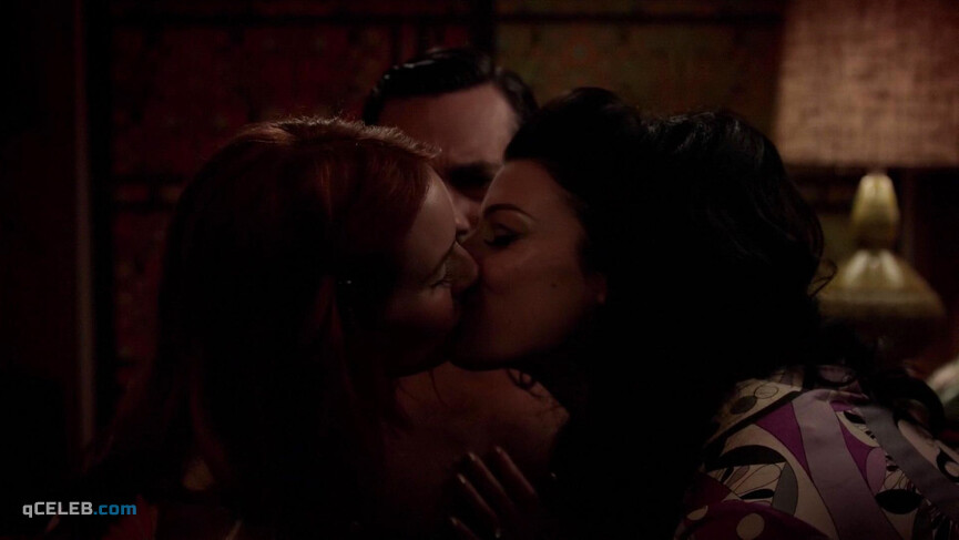 2. Jessica Pare sexy, Jenny Wade sexy – Mad Men s07e05 (2014)
