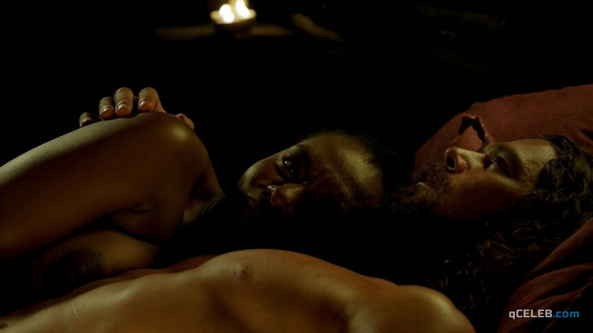 2. Zethu Dlomo nude – Black Sails s04e01 (2017)