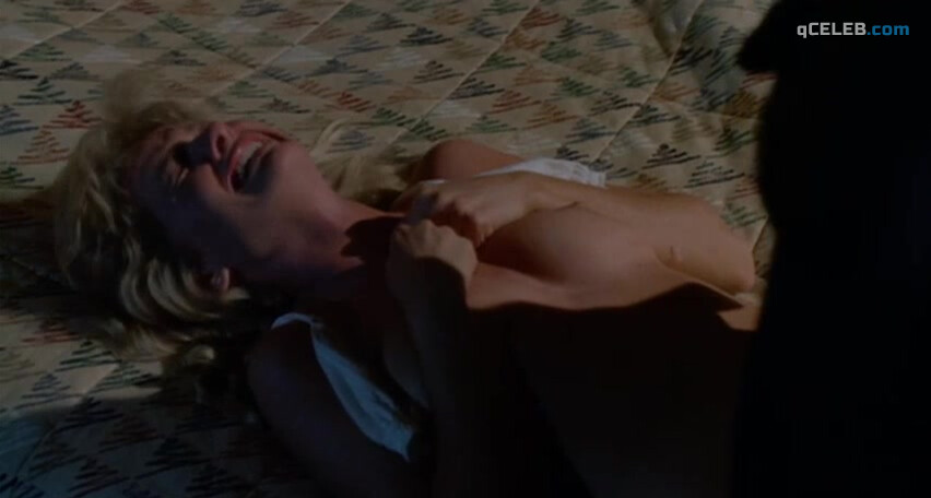5. Barbara Crampton nude, Kim Evenson nude – Kidnapped (1986)