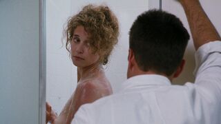 Nancy Travis nude, Annabella Sciorra nude – Internal Affairs (1990)