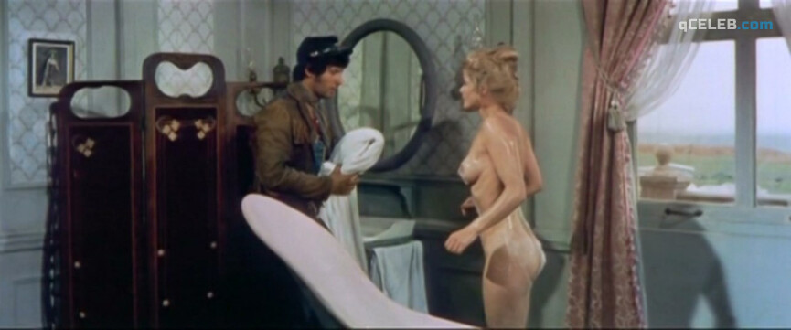 1. Karin Schubert nude – The Three Musketeers of the West (1973)