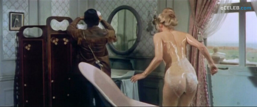 2. Karin Schubert nude – The Three Musketeers of the West (1973)
