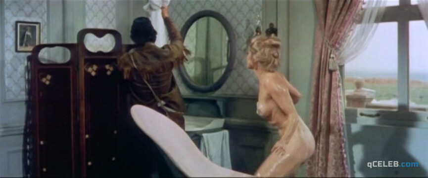 3. Karin Schubert nude – The Three Musketeers of the West (1973)