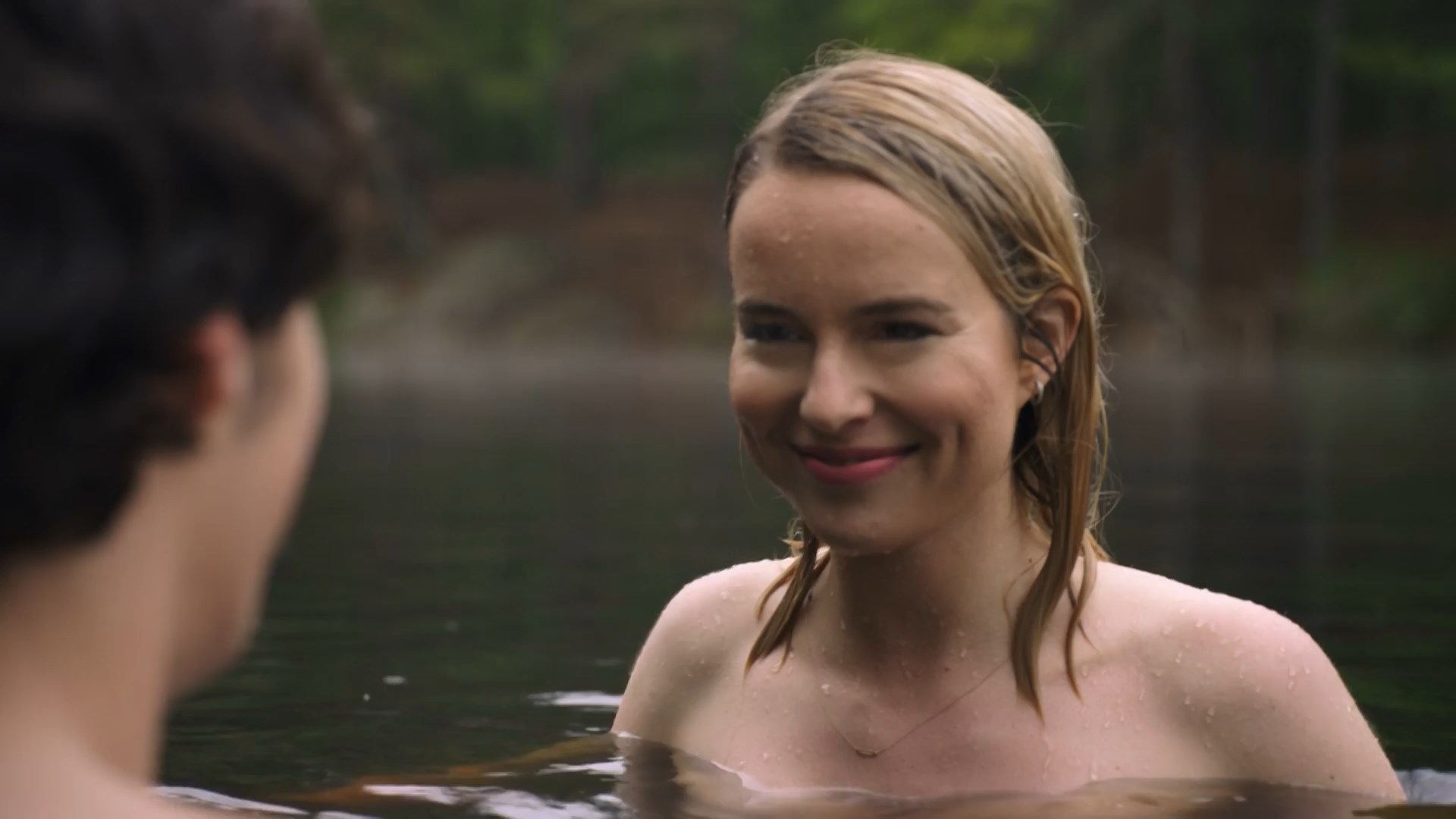 Bridgit <b>Mendler</b> appears sexy in the comedy film “Father of the Year”, relea...