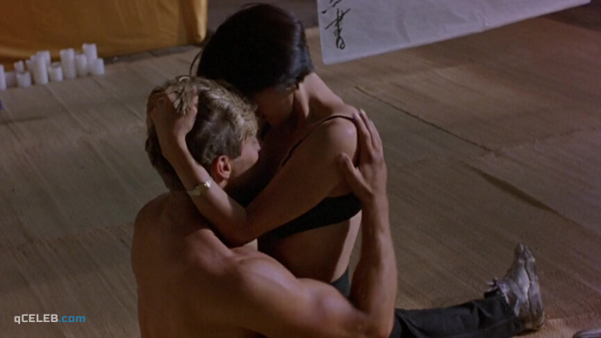 3. Julia Nickson nude, Kelly Benson nude – White Tiger (1996)