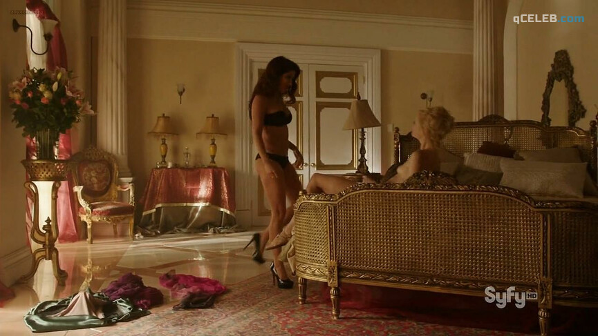 3. Katrine De Candole nude, Shivani Ghai sexy – Dominion s01e08 (2014)