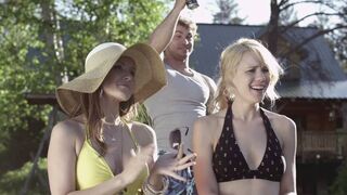 Kristen Hager sexy, Crystal Lowe sexy – A Little Bit Zombie (2012)