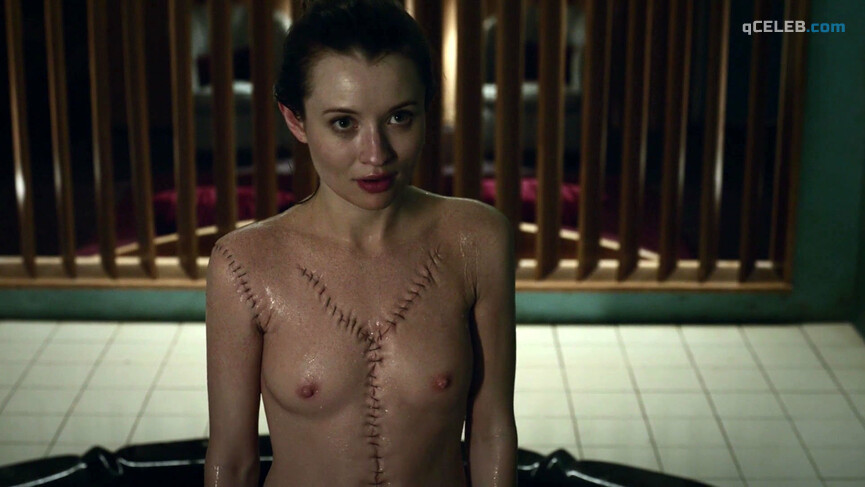 3. Emily Browning nude – American Gods s01e05 (2017)