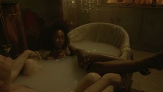Fatou N’Diaye nude – Maison close s02e08 (2013)