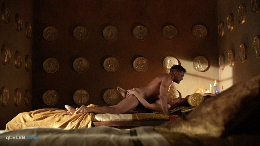 1. Lucy Lawless nude – Spartacus s01e08 (2010)